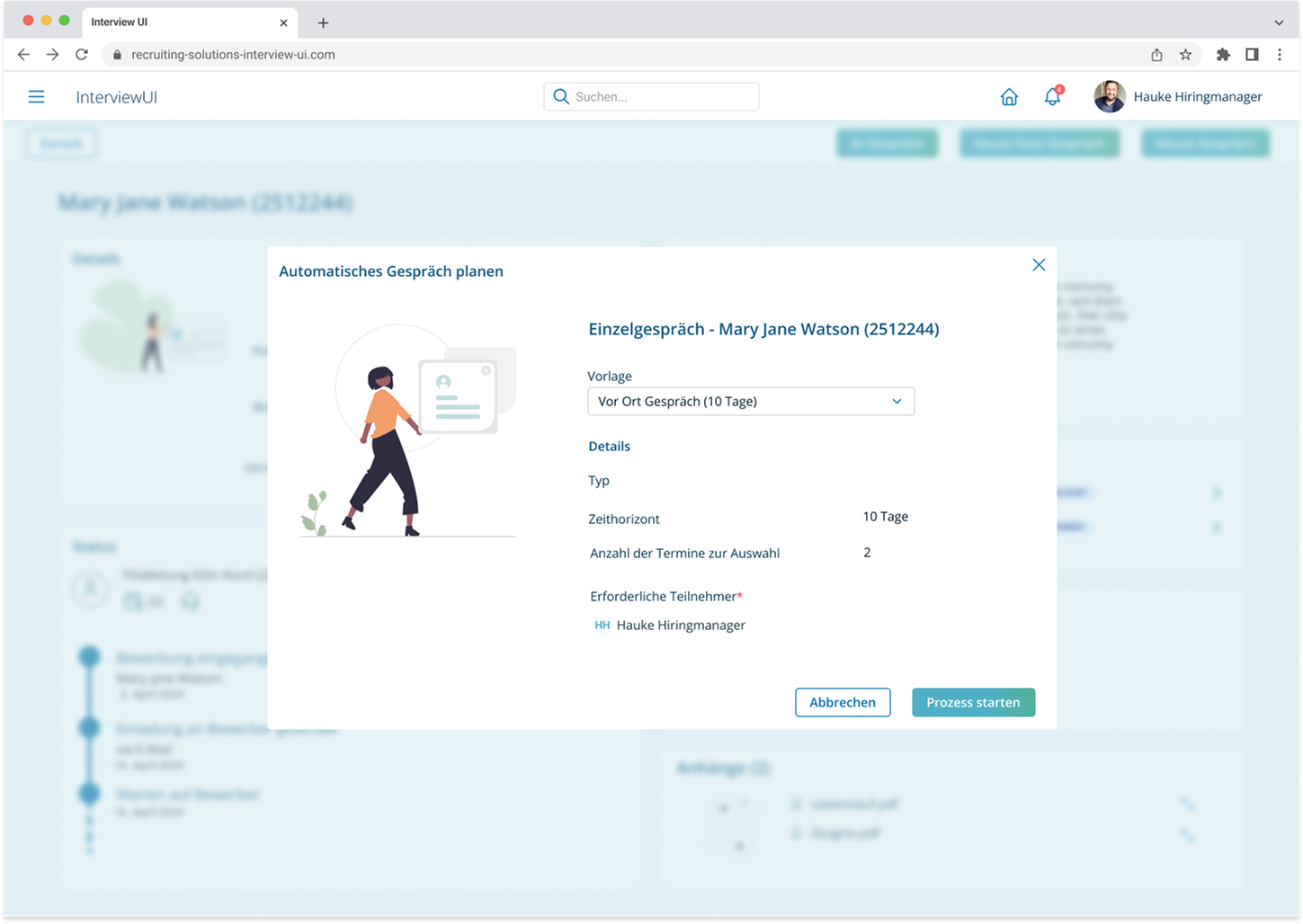 CV Matching with Lense